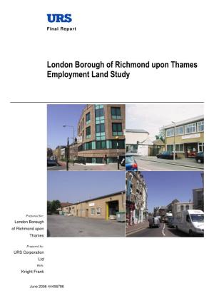 London Borough of Richmond Upon Thames Employment Land Study