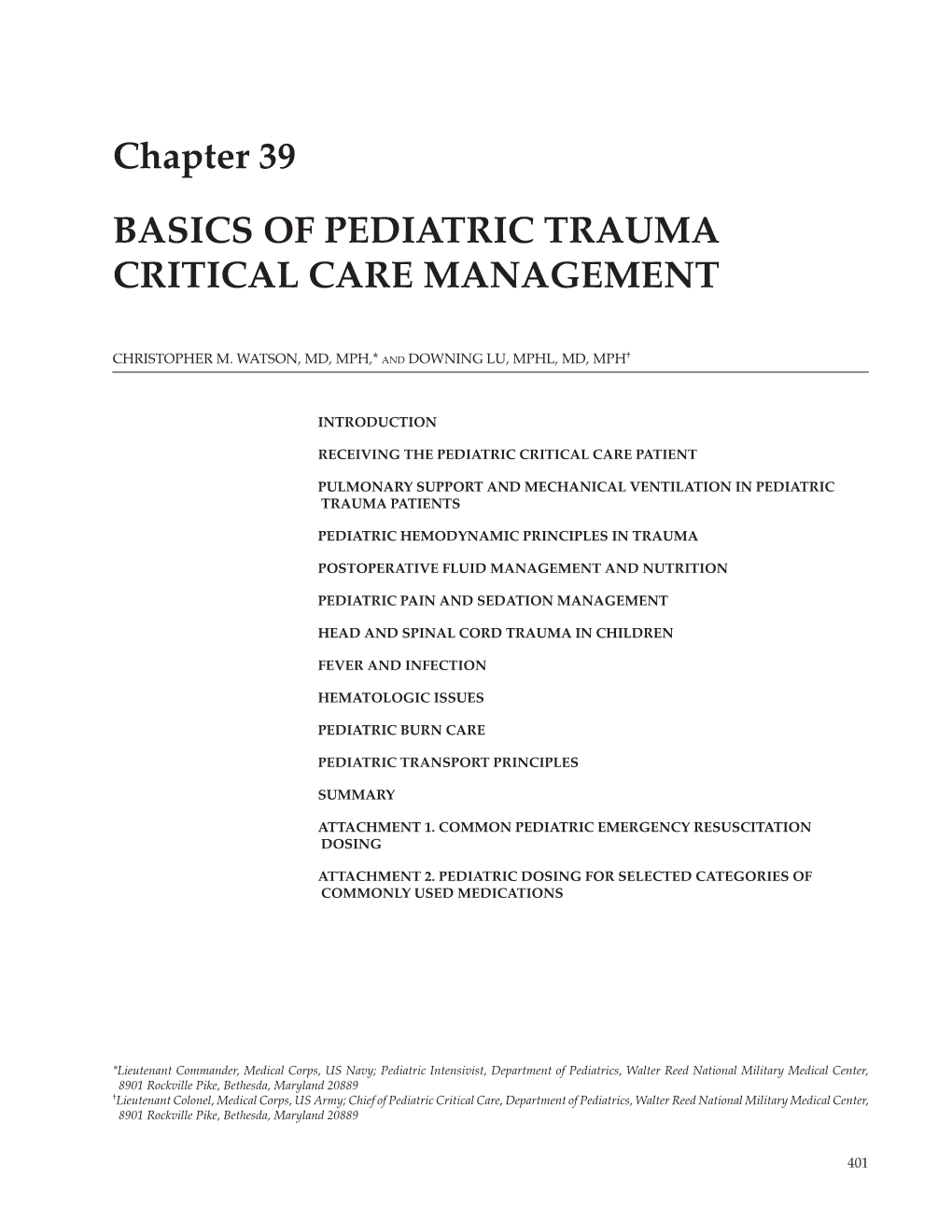 Basics of Pediatric Trauma Critical Care Management