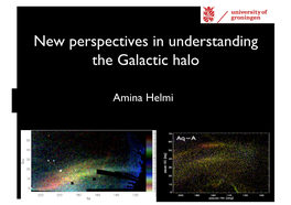 New Perspectives in Understanding the Galactic Halo