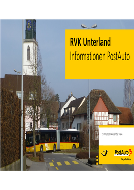 RVK Unterland Informationen Postauto