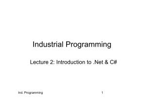 Industrial Programming