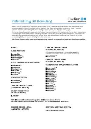 Cancer Drugs -Oral Blood Thinners (Anticoagulants) (Antineoplastics)
