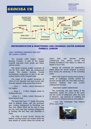 Instrumentation & Monitoring C305 Crossrail Easter