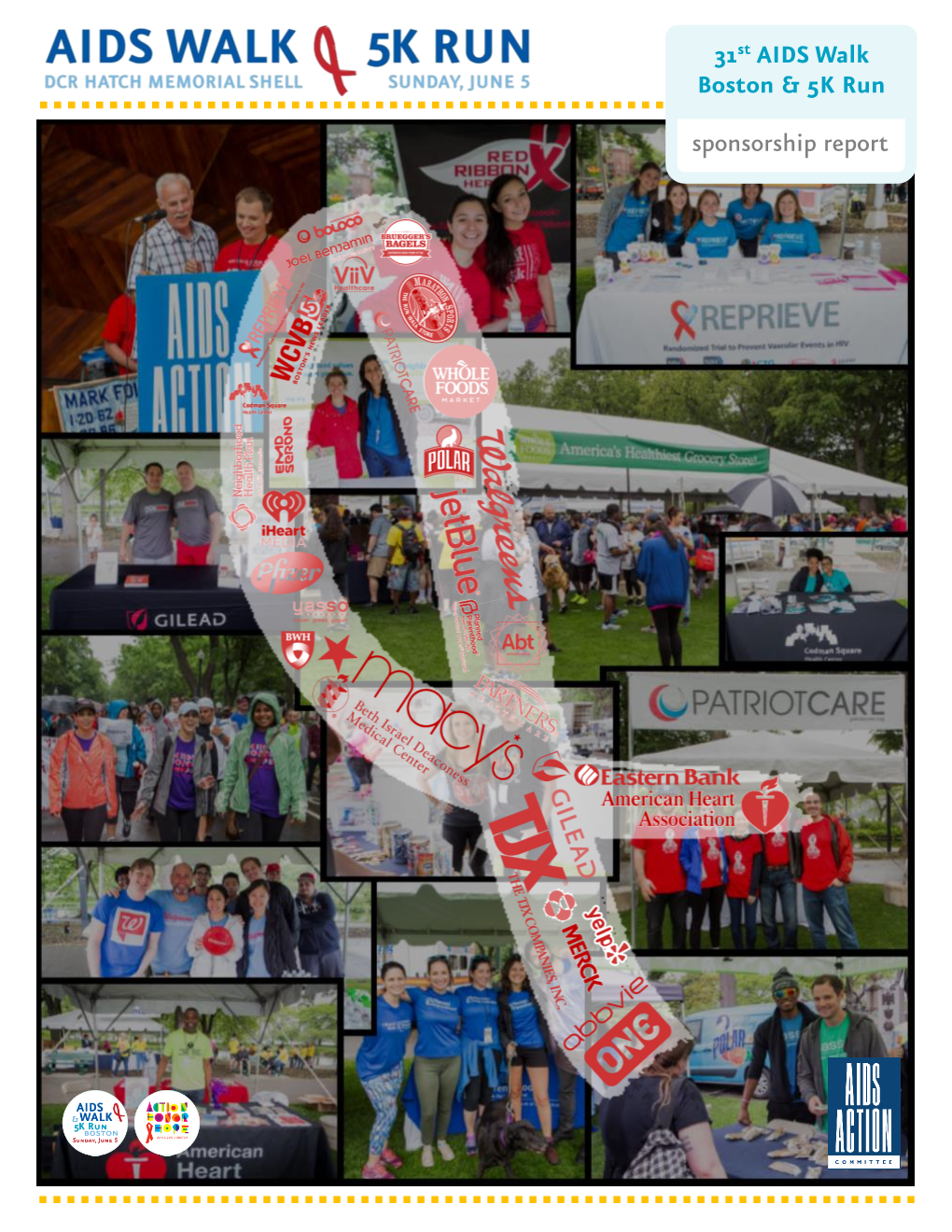 Sponsorship Report 31St AIDS Walk Boston & 5K