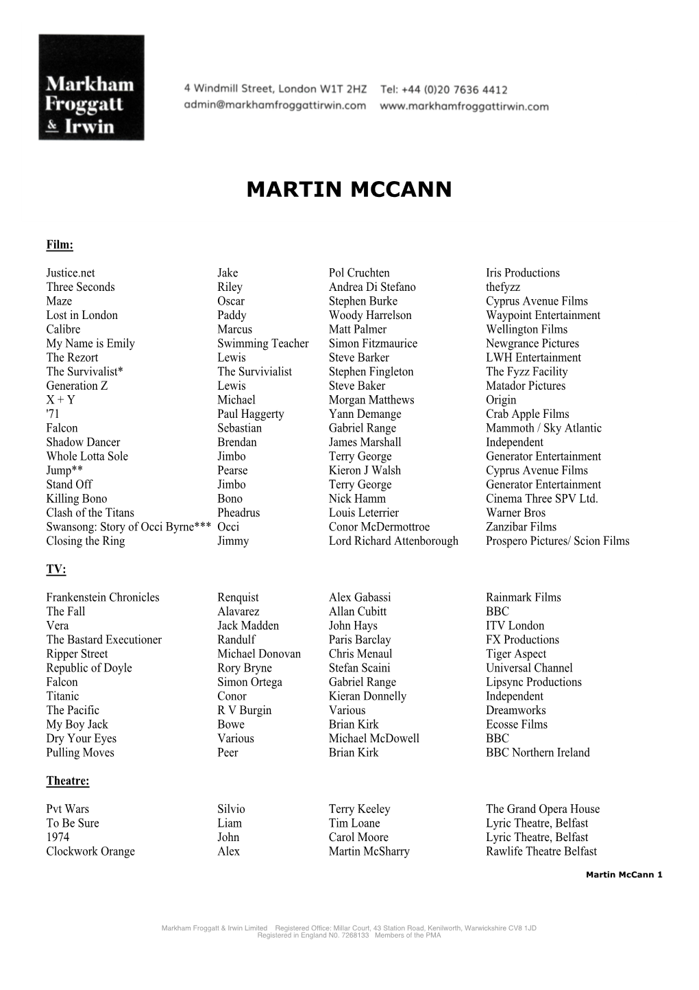 Martin Mccann