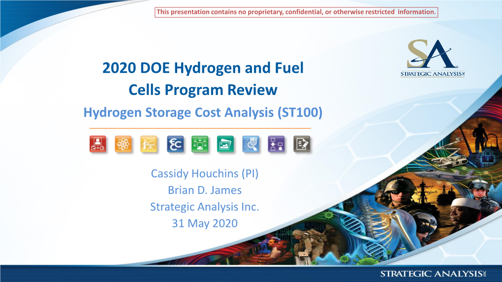 Hydrogen Storage Cost Analysis St Docslib