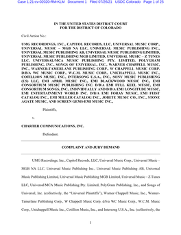 Filed 07/26/21 USDC Colorado Page 1 of 25