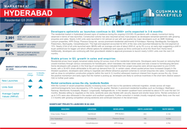 Hyderabad Residential Marketbeat Q3 2020