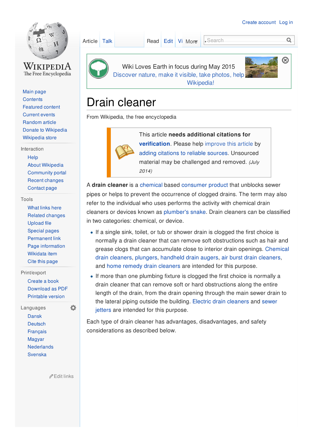 Drain Cleaner