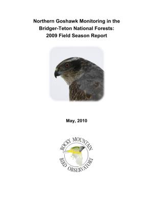 Northern Goshawk Monitoring in the Bridger-Teton National Forests