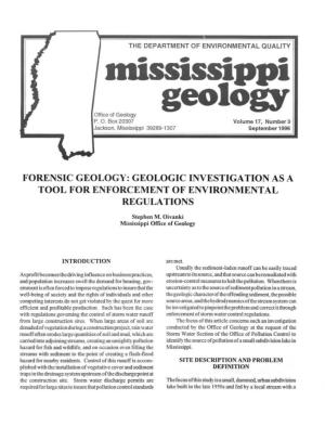 Mississippi Geology, V