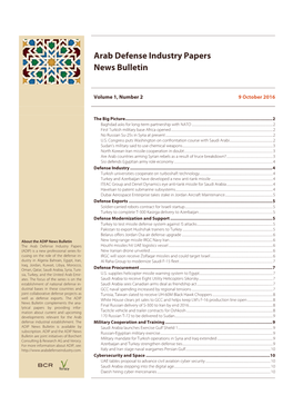 Arab Defense Industry Papers News Bulletin