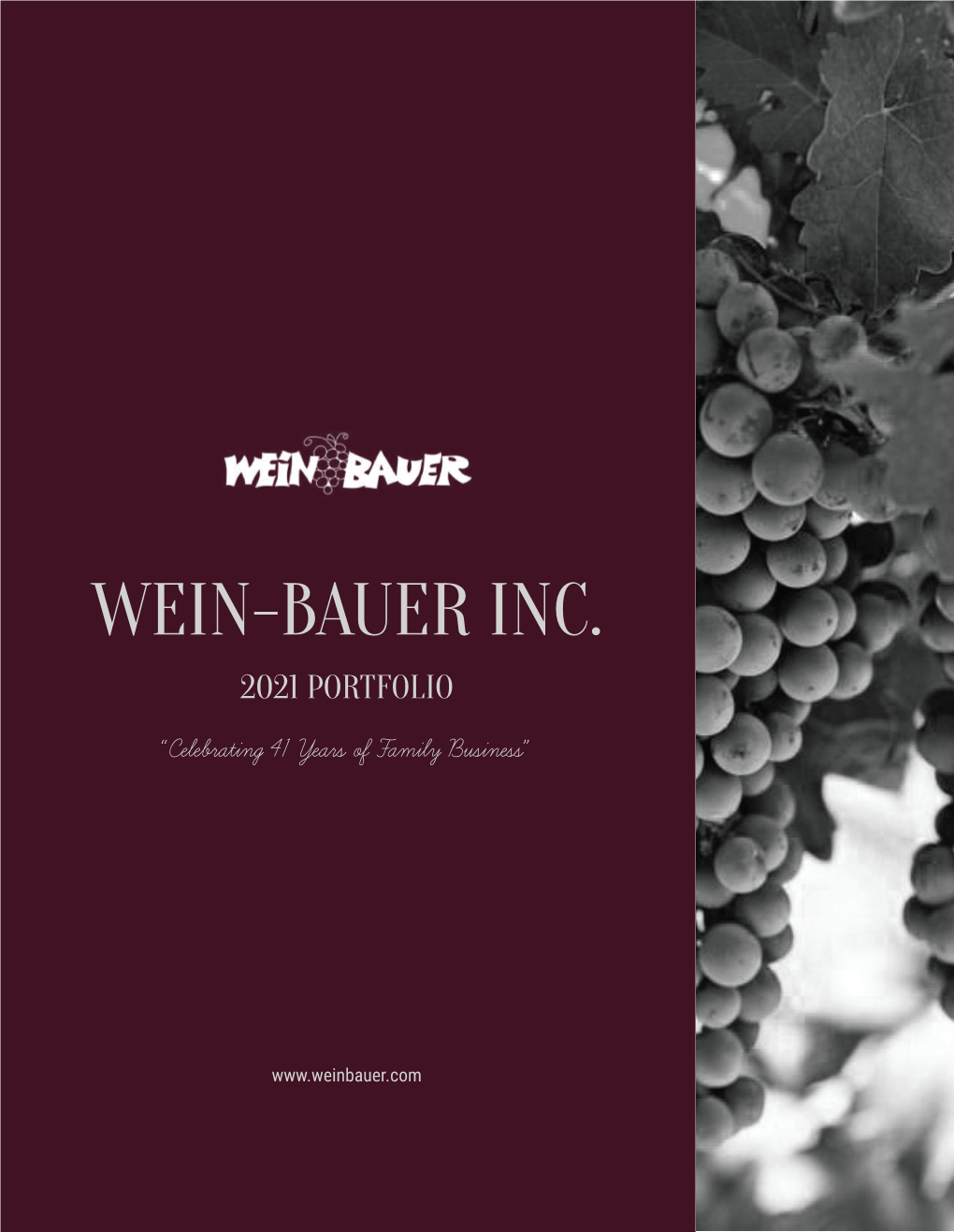 Wein-Bauer 2021 Portfolio