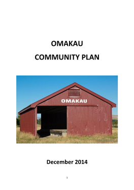 Omakau Community Plan
