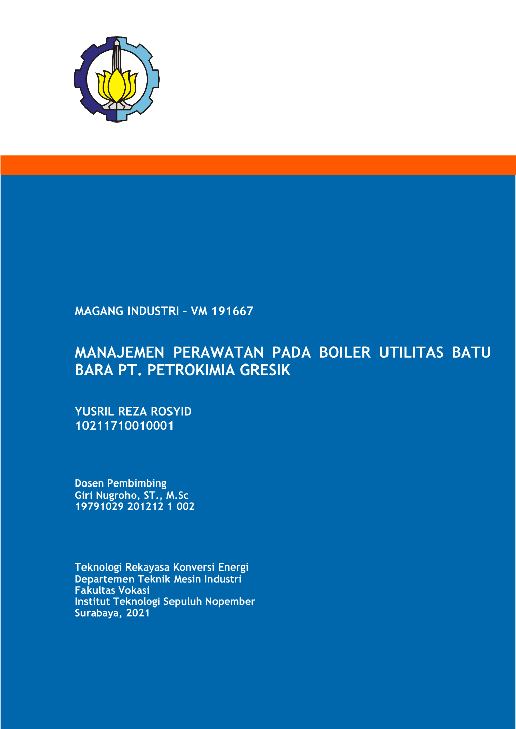 Manajemen Perawatan Pada Boiler Utilitas Batu Bara Pt. Petrokimia ...