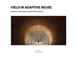 Field in Adaptive Reuse