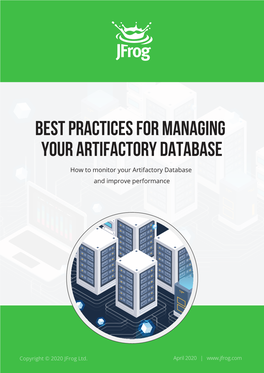 Best Practices for Managing Your Artifactory Database