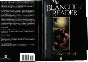 Blanchot Reader