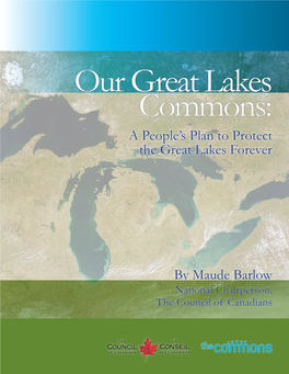 Our Great Lakes Commons: a People’S Plan to Protect the Great Lakes Forever