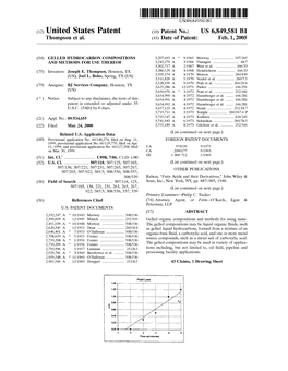 (12) United States Patent (10) Patent No.: US 6,849,581 B1 Thompson Et Al