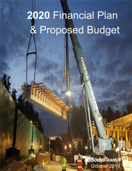 2020 Financial Plan and Proposed Budget