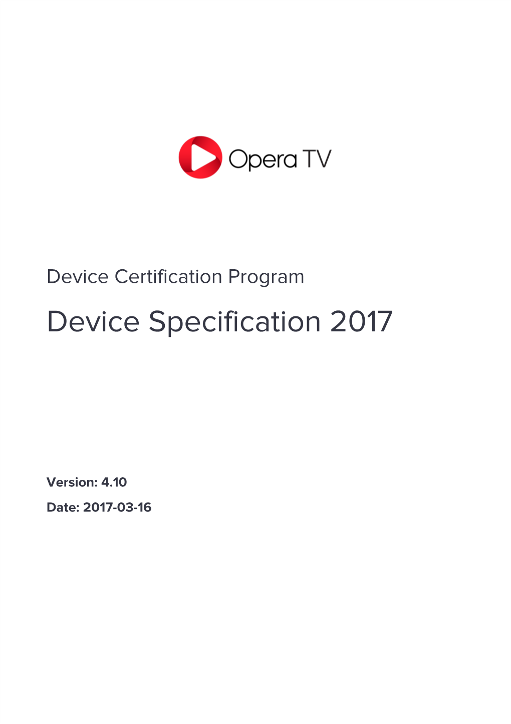 Device Specification 2017