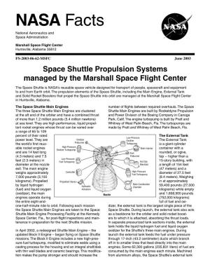 Shuttle Fact Sheet