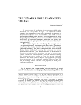 Trademarks: More Than Meets the Eye