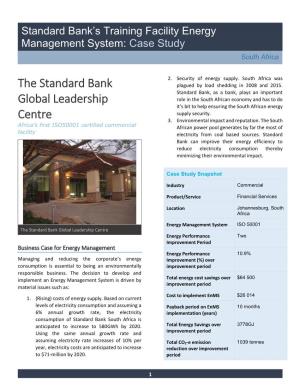 The Standard Bank Global Leadership Centre