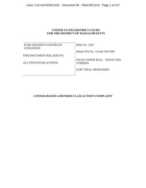 Case 1:14-Md-02503-DJC Document 90 Filed 09/12/14 Page 1 of 127