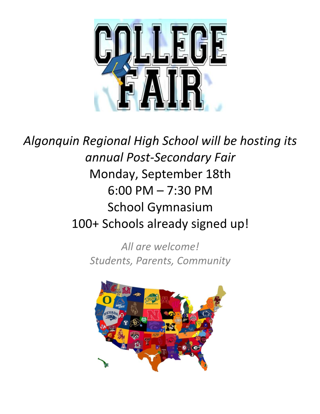 Algonquin Regional High School Will Be Hosting Its Annual Post