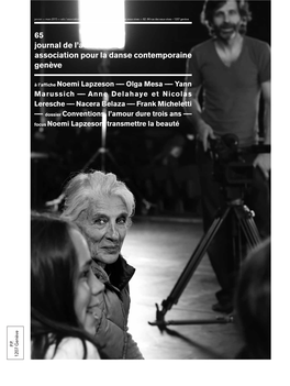 65 Journal De L'adc Association Pour La Danse Contemporaine Genève
