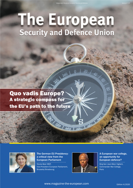 Quo Vadis Europe? a Strategic Compass for the EU’S Path to the Future