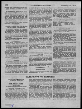 EXTENSIONS of REMARKS February 22, 1973