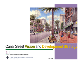 2004 Canal Street Development Strategy