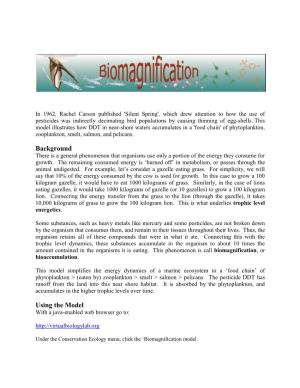 Biomagnification Directions