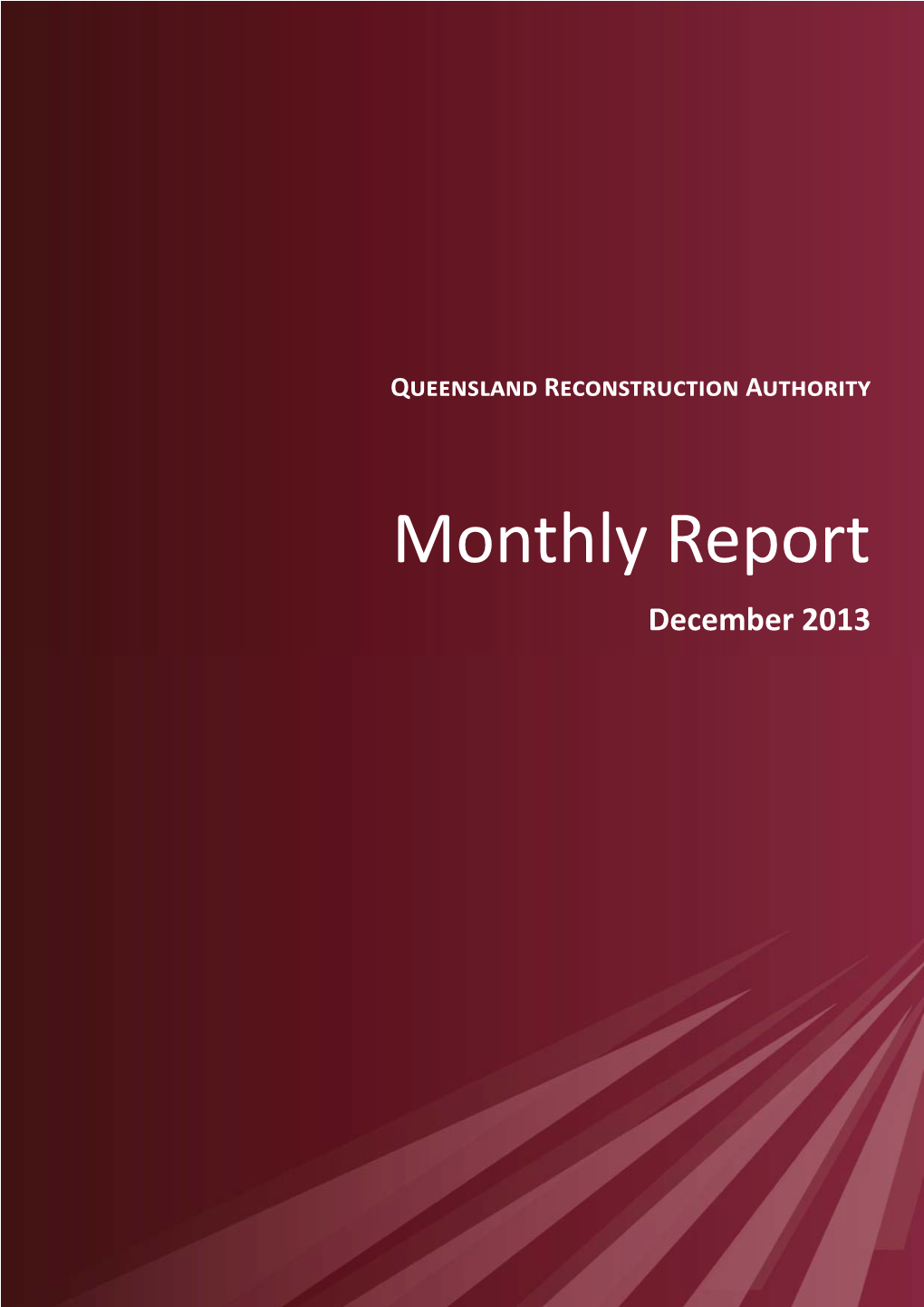 Monthly Report December 2013 FINAL
