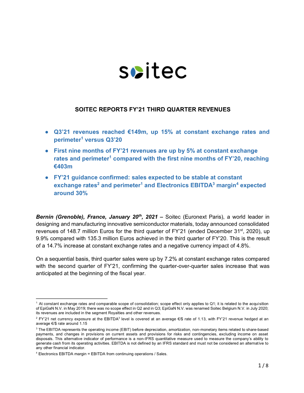 SOITEC PR Sales Q3'21 UK