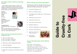 Guide to Cruelty-Free in Cork Why Cruelty Free? What Is a Vegan Diet? Going Vegan