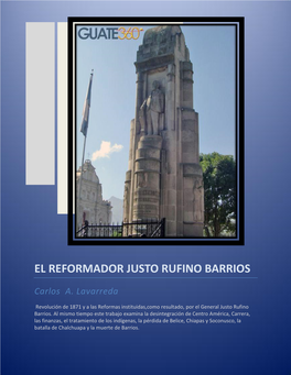 El Reformador Justo Rufino Barrios