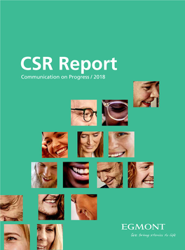 CSR Report Communication on Progress / 2018