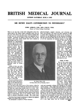 British Medical Journal London Saturday June 4 1955