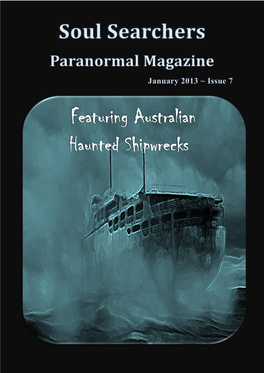 Soul Searchers Paranormal Magazine – January 2013 - 1