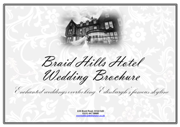 Wedding Brochure