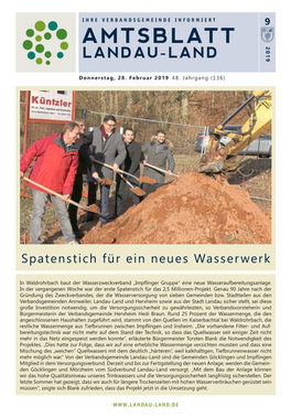 Amtsblatt 2019 Landau-Land