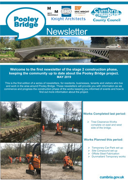 Pooley Bridge Stage 2 – Newsletter 1