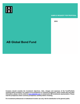 AB Global Bond Fund