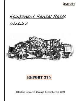 Schedule C Equipment Rental Rates