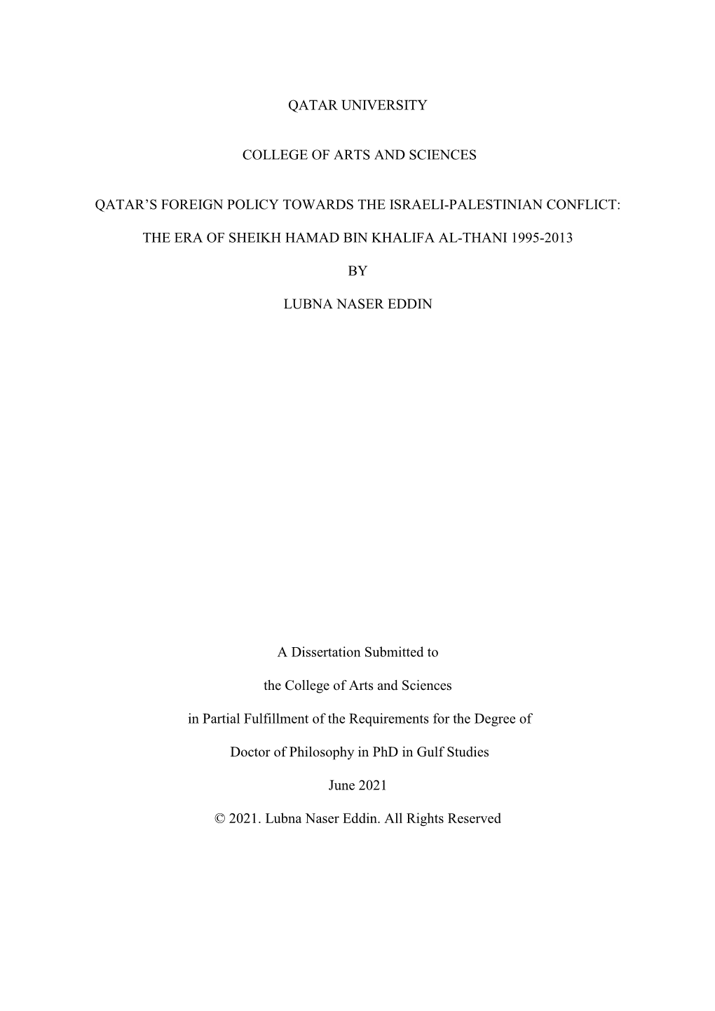 Lubna Naser Eddin OGS Approved Dissertation.Pdf (1.645Mb)