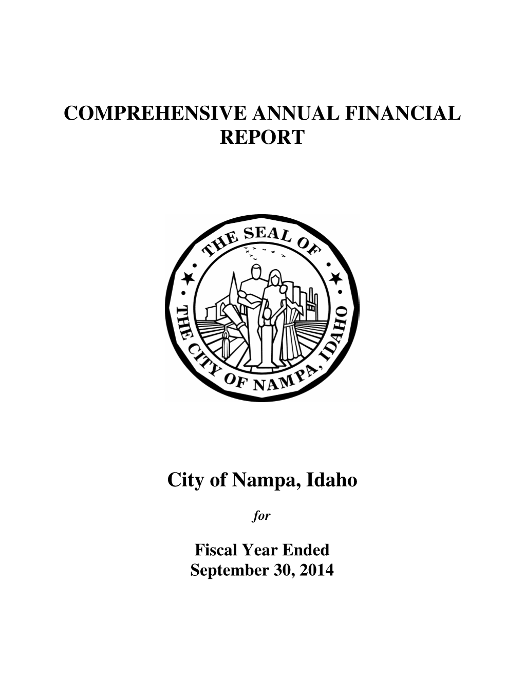 COMPREHENSIVE ANNUAL FINANCIAL REPORT City of Nampa